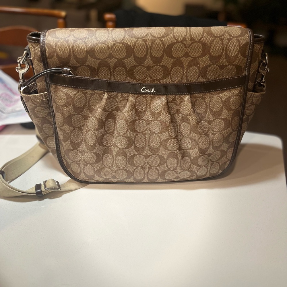 Large COACH diaper/messenger bag